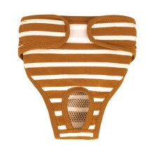 Pet Underwears Pants Breathable Girl Dog Nappies-Yellow M