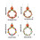 1Set Parrots Puzzle Toy Bird Intelligence-Corn cob takraw ball 4