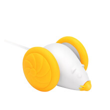 Handheld Electronic Cats Toy Smarted Teasing Pet Toy-White