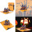 Creative Halloween 3D Castles Greeting Card with Spiders for 2