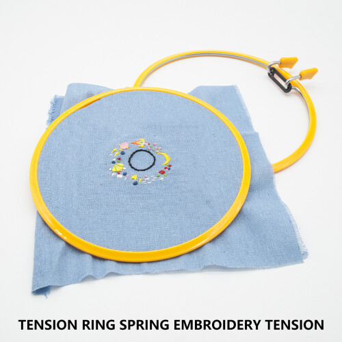Round Embroidery Hoop Adjustable Embroidery Frame-four colors 2