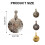 2Pcs Antique Pendant Thread Cutter Yarn Thread Cutter-bronze 4