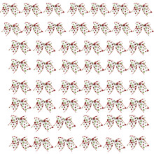 Large Christmas Dots Ribbon Bowknot Christmas-white polka dots