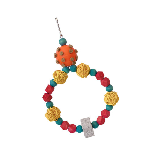Bird Cage Suit Grasping Educational Bird-Volcanic stone takra