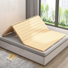 Foldable Wooden Bed Board Solid Wood Mattress Support Slatted Base for Floor Sleeping 1.2x1.9m 1.5x1.9m