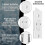Window Tilt Latch Replacement 8Piece Set, SpringLoaded Sliding Window Lock, 2 Inch Hole Spacing 5