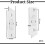 Window Tilt Latch Replacement 8Piece Set, SpringLoaded Sliding Window Lock, 2 Inch Hole Spacing 2