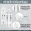 Window Tilt Latch Replacement 8Piece Set, SpringLoaded Sliding Window Lock, 2 Inch Hole Spacing 3