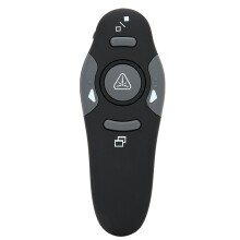 Draadloze presentator voor PowerPoint-presentaties, helder rood licht en ergonomisch ontwerp, presentatieklikker met verbeterde draagbare ontvanger.