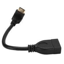 Cuibheoir HDMI HD chun Gléasanna a Nascadh le Calafoirt Micrea HDMI, Tiontaire Micrea HDMI Fireann go HDMI Baineann Uillinn 90 Céim ar Chlé le