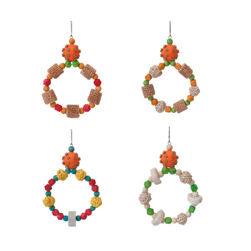 Bird Cage Suit Grasping Educational Bird-Volcanic stone takra 1