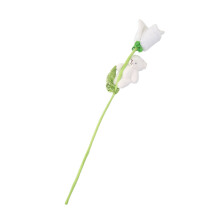 Kleurrijke bloem beer voor bruiloft decoratie knuffeldier-Wit