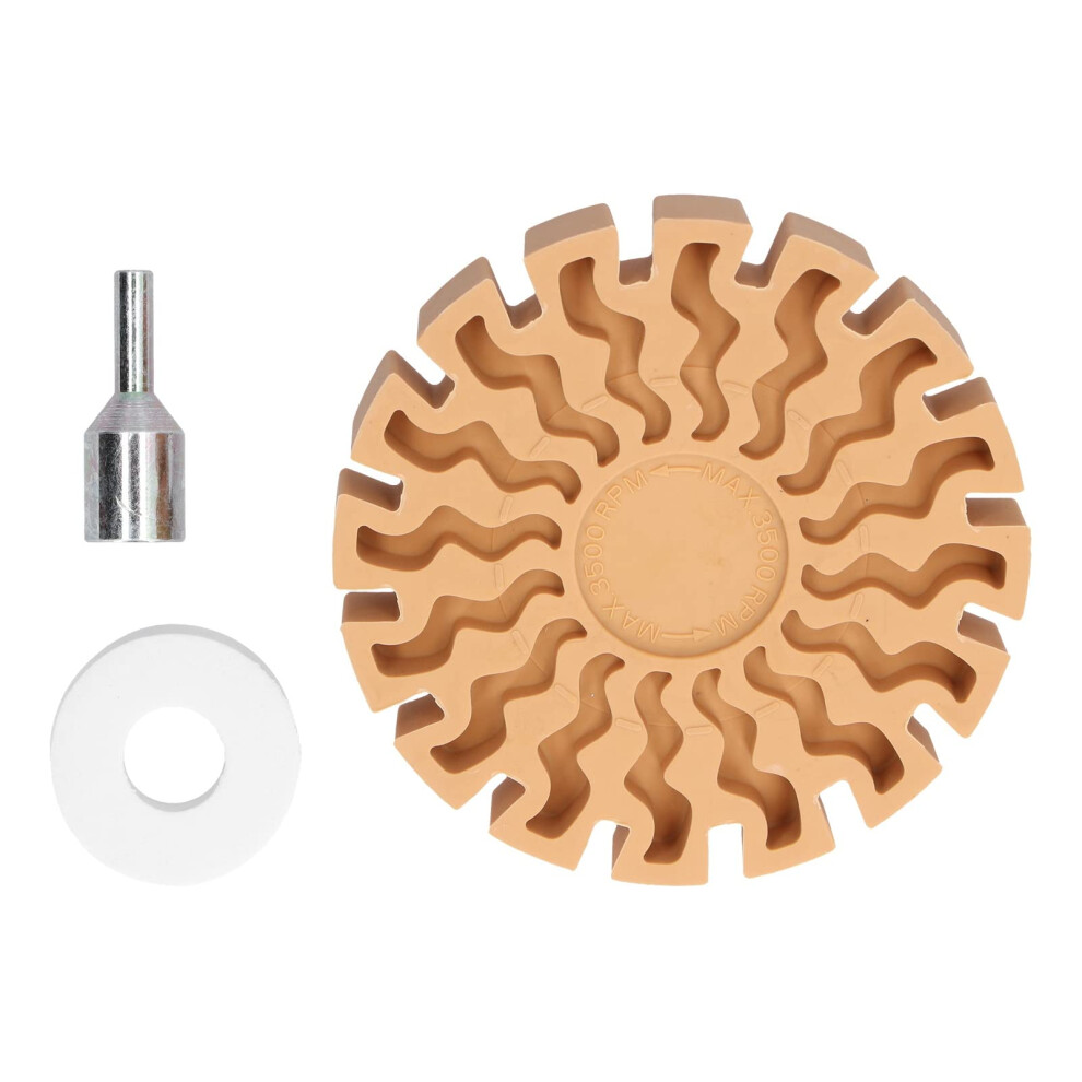 Decal Remover Wheel Kit With Rubber Eraser For Fast Sticker Removal Safe On Car Paint 3500Rpm 9189345619861