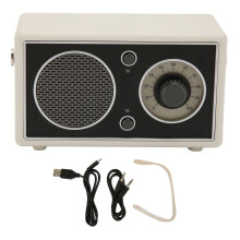Analogiset nupit Stereoääni Langaton Bluetooth-kaiutin, Pitkä Toistoaika Kannettava Muotoilu Sisäänrakennetuilla Kaiuttimilla Vintage-sisustus