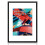 A1 Poster Frame Natural Solid Wood Black with Polished Plexiglass Dual Size Wall Mount 1