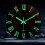 12" Luminous Night Light Wall Silent Ticking Clock Quartz Movement Round Clock 4