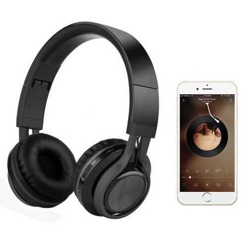 Ακουστικά Bluetooth Over Ear, Turbo Charged Bass, Ασύρματη Ελευθερία, 24ωρη Διάρκεια Μπαταρίας, Για 1