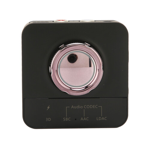 Transmissor e receptor Bluetooth universal para uso doméstico e automotivo, detecção automática de entrada AUX/OPT com display LED e função de 2