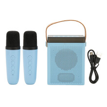 Machine de karaoké avec son plus clair et plus puissant, fonction de changement de voix magique, lumière RGB et enceinte Bluetooth portable : un