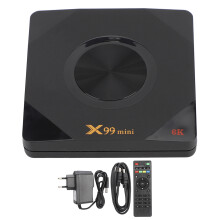 Android 9.0 TV-box met streaming mediaspeler, krachtige CPU, dual-band wifi en USB 3.0. Smart Home-box met ondersteuning voor 4K HDR en 3D 6K