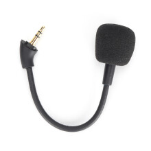 Brusreducerande ersättningsmikrofon för Kingston HyperX Cloud Mix Gaming Headset Avtagbar bom Vindskydd Skum Plug and Play Böjbar Slang