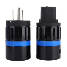 Locking Plug For Generators 30A 250V NEMA L6-30P Male Electrical Connector Industrial Strength Brass Blades Anti-Shock Pad Design With Adjustable