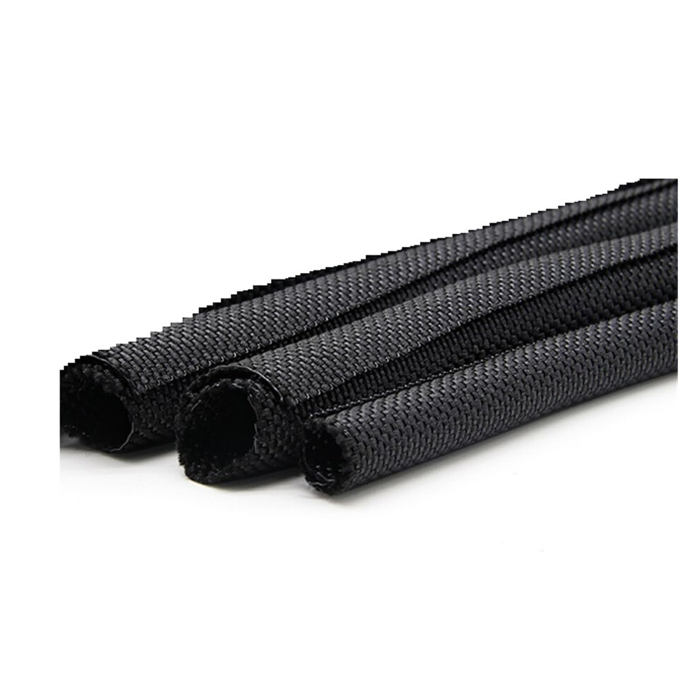 Cable Management Sleeve 5M Black Selfclosing Braided Wrap Temp Petproof Wire Organizer 9001264034856