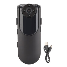 FHD-kamera for heldagsbruk, bærbart 1080P-videokamera med bevegelsesopptak og automatisk nattsyn, ideelt for sikkerhetsvakter og friluftsentusiaster
