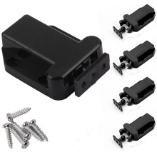 4Pcs Push to Open Cabinet Latch Touch Release Catch for Cupboard Doors and Handleless Drawers