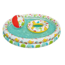 Bestway Piscina Gonfiabile Bambini 2 Anelli Set 122x20 cm +2 Anni Giardino 51124