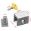 Window Security Lock 30 Sets AntiTheft Lock with Key Adjustable Sliding Door and Window Restrictor 5