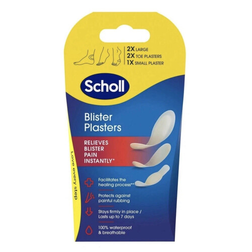 Scholl Scholl Blister Plasters Pack of 5 Mixed Sizes