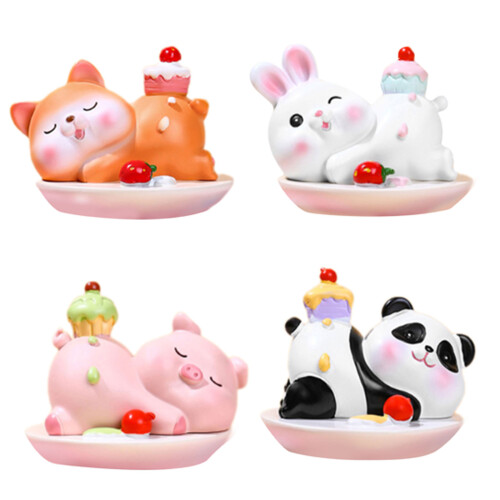 Statue d'animal de gâteau à la crème, ornement décoratif-panda 1