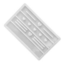 Long Chair Shape Candle Holder Molds for Making Tealight-2