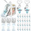 24Pcs Wing Keychains with Thanks Labels for Wedding and-Pink 7