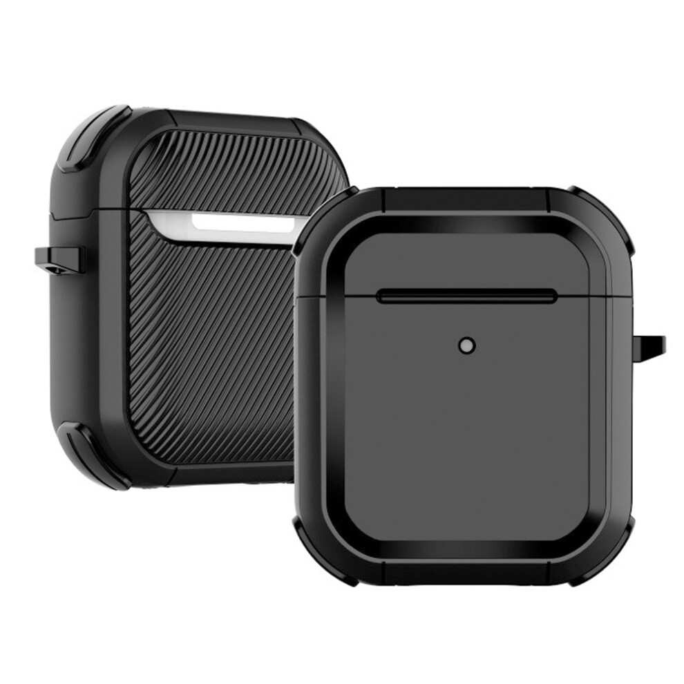 Luxury Airpods Protective Case,Featuring Integrated Cleaning Pen Design,Tough Armor For Airpods 1 2 & Pro,Wireless Charging Support, Good Quality 9420858004011