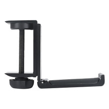 Verstelbare armklem met antislip rubberen pad, robuuste handtashanger geoptimaliseerd voor universele headsetstandaard en accessoires, helder geluid,