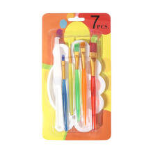 Children Paint Brush Flat Tip for Kids Watercolor Acrylic