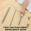 Practical Embroidery Needle Punch 2/3.5/5mm Needle Pen Wood 7