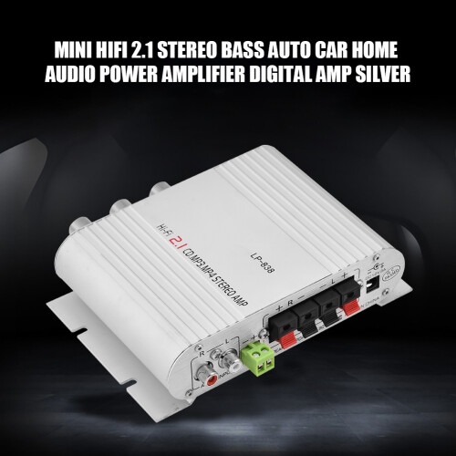 Ψηφιακός ενισχυτής HiFi Bass Audio Power Amplifier Συμπαγής ελαφρύς μίνι ενισχυτής 1