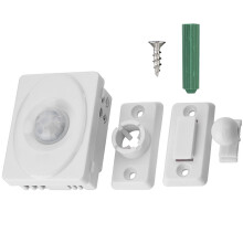 Detector de mișcare cu infraroșu cu tehnologie de senzor PIR, comutator de lumină cu senzor de mișcare eficient energetic, cu întârziere