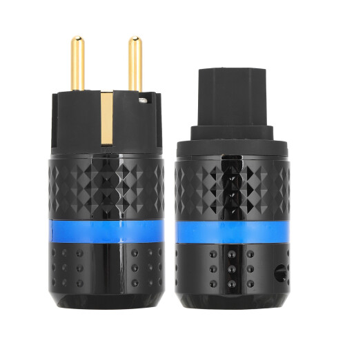 Audiophile Power Plug Καθαρός αγωγός χαλκού Βέλτιστη μεταφορά σήματος Αντιδιαβρωτικές