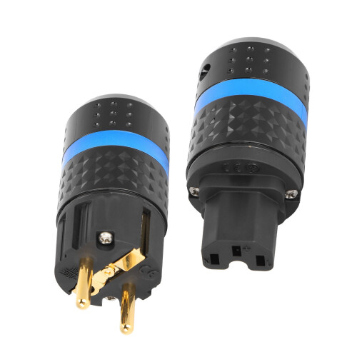 Audiophile Power Plug Καθαρός αγωγός χαλκού Βέλτιστη μεταφορά σήματος Αντιδιαβρωτικές 2
