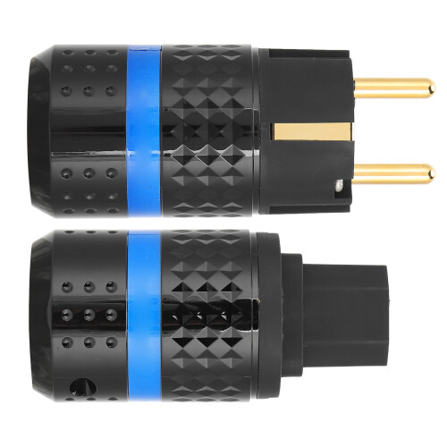 Audiophile Power Plug Καθαρός αγωγός χαλκού Βέλτιστη μεταφορά σήματος Αντιδιαβρωτικές 1