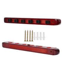 Soporte de pared para tacos de billar, estante de madera para 6 tacos, organizador multiusos para accesorios de billar para sala de juegos, cueva de