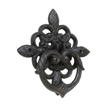 Vintage Cast Iron Door Handle for Courtyard Gates, RustResistant Elegant Lever for Villa Entrance