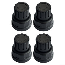 4PCS M30x1.5 Floor Heating Manifold Handwheel Switch with LeakProof Thread and Easy Adjustment