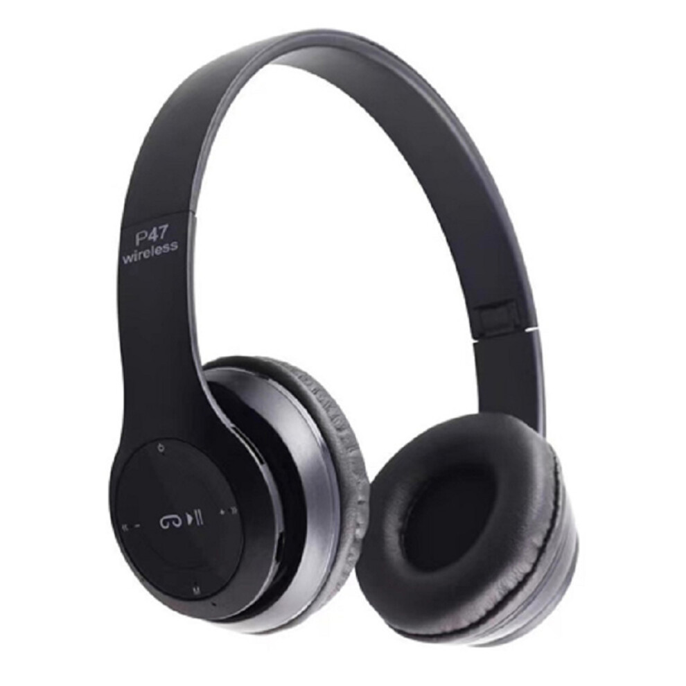 Deep Bass Function Wireless Headphones, Hi-Fi Stereo Sound For Immersive Listening, Nfc Fast Pairing, Adjustable Fit For All-Day Comfort (Black), Good Black 9420858009184