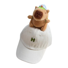 Leuke capibara-ontwerp honkbalhoed voor ouders en-Beige kind