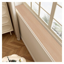 Waterproof Window Sill Cushion with NonSlip Backing, Wood Grain Pet Window Perch Pad, 18x59in